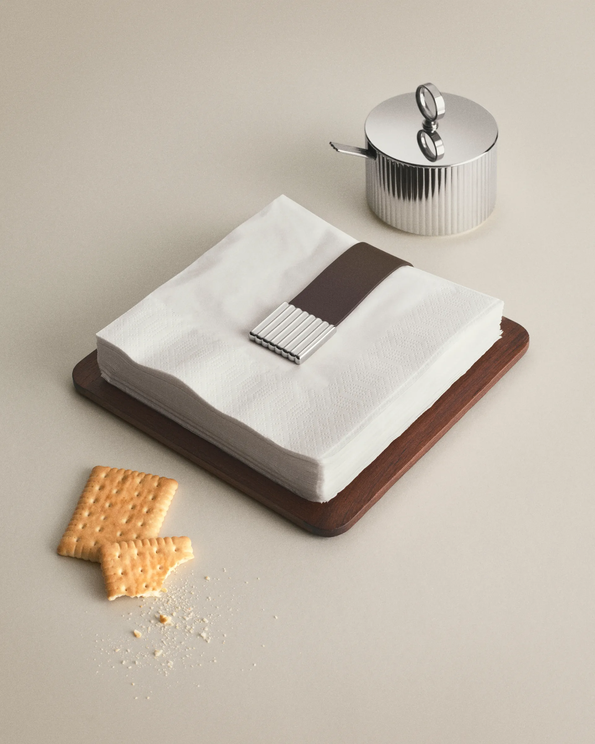 Porte-serviette Bernadotte 20,1x20,1 cm, Acier inoxydable Georg Jensen