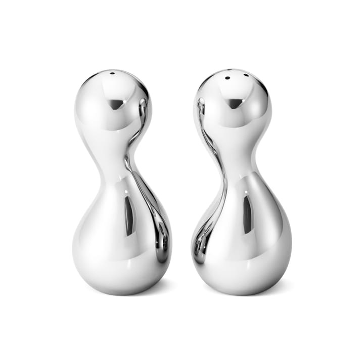 Salière et poivrière Cobra - Acier inoxydable - Georg Jensen