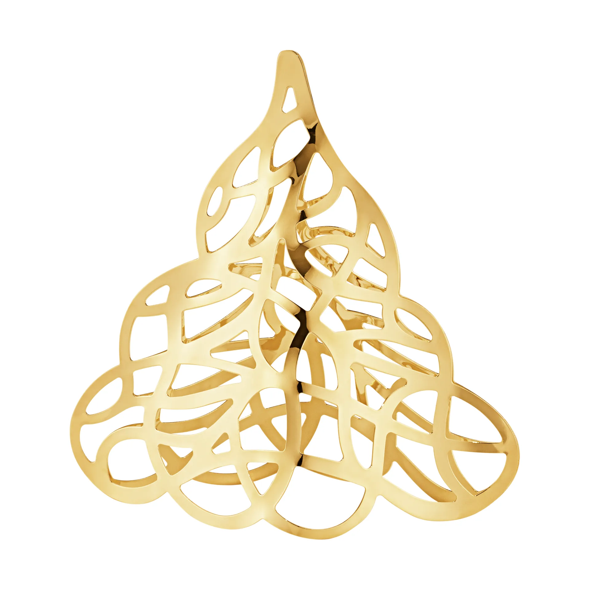 Sapin de table 2023 plaqué or, Small Georg Jensen