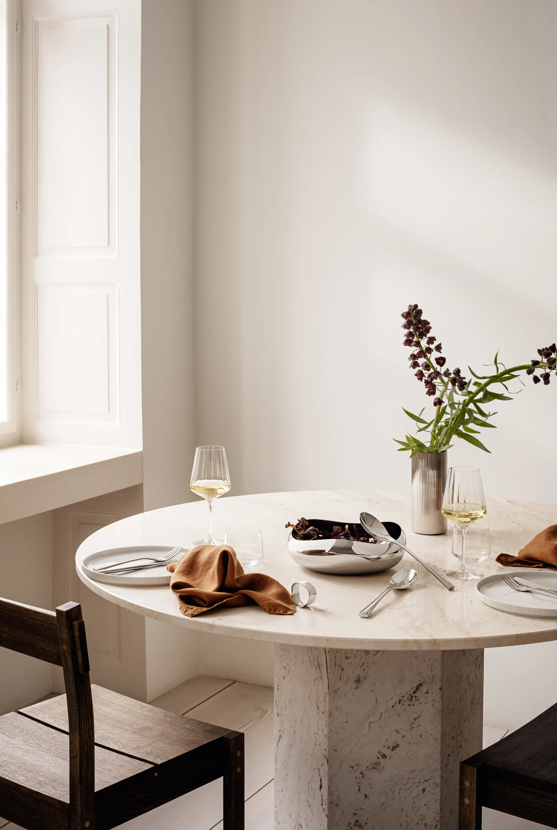 Serveurs de salade Cobra 2 pièces, Acier inoxydable Georg Jensen