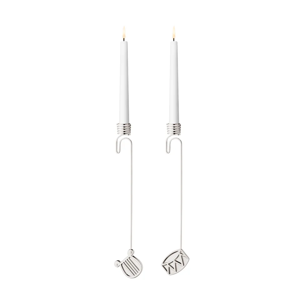 set de bougeoirs 2026, palladium Georg Jensen