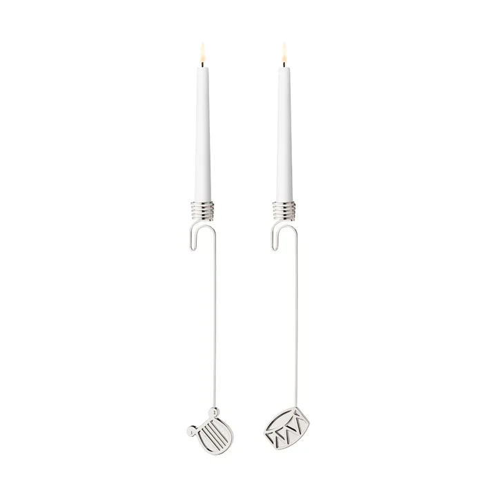 set de bougeoirs 2026 - palladium - Georg Jensen