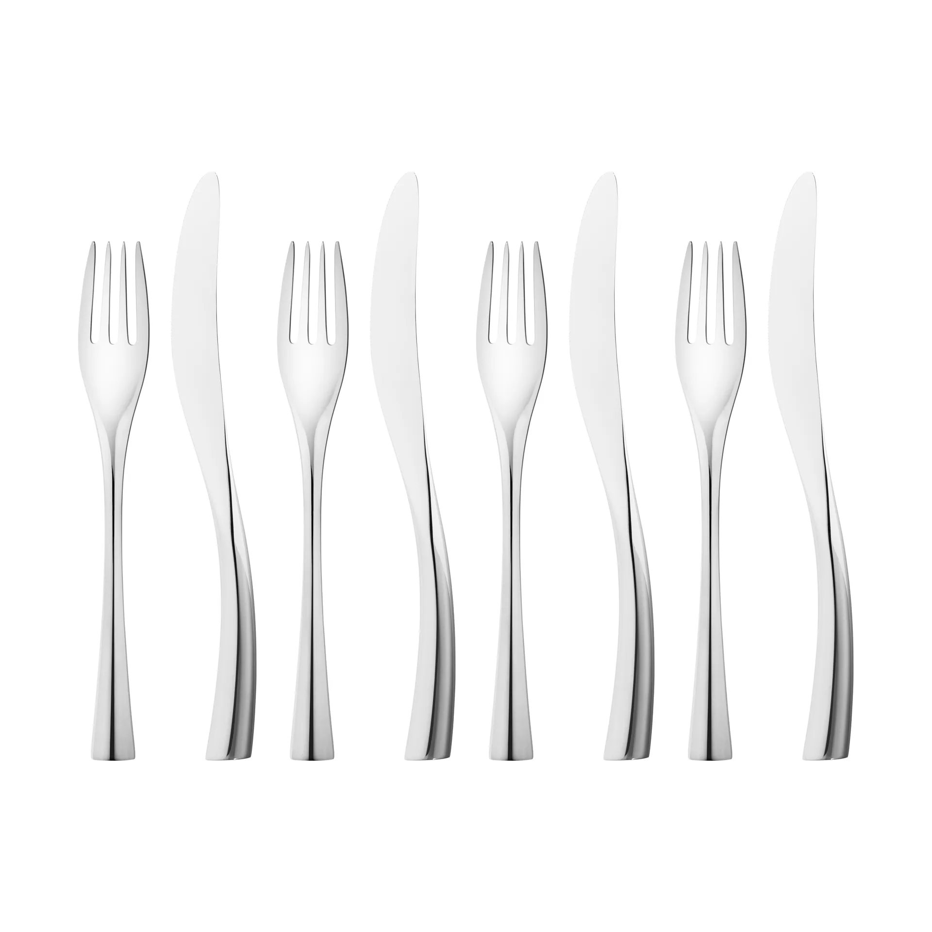 Set de couverts Cobra 8 pièces, Acier inoxydable Georg Jensen