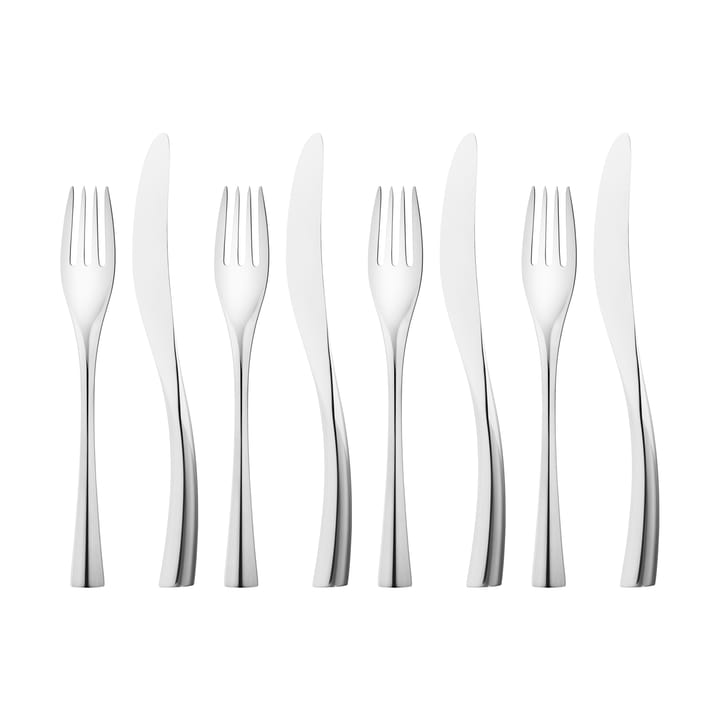 Set de couverts Cobra 8 pièces - Acier inoxydable - Georg Jensen