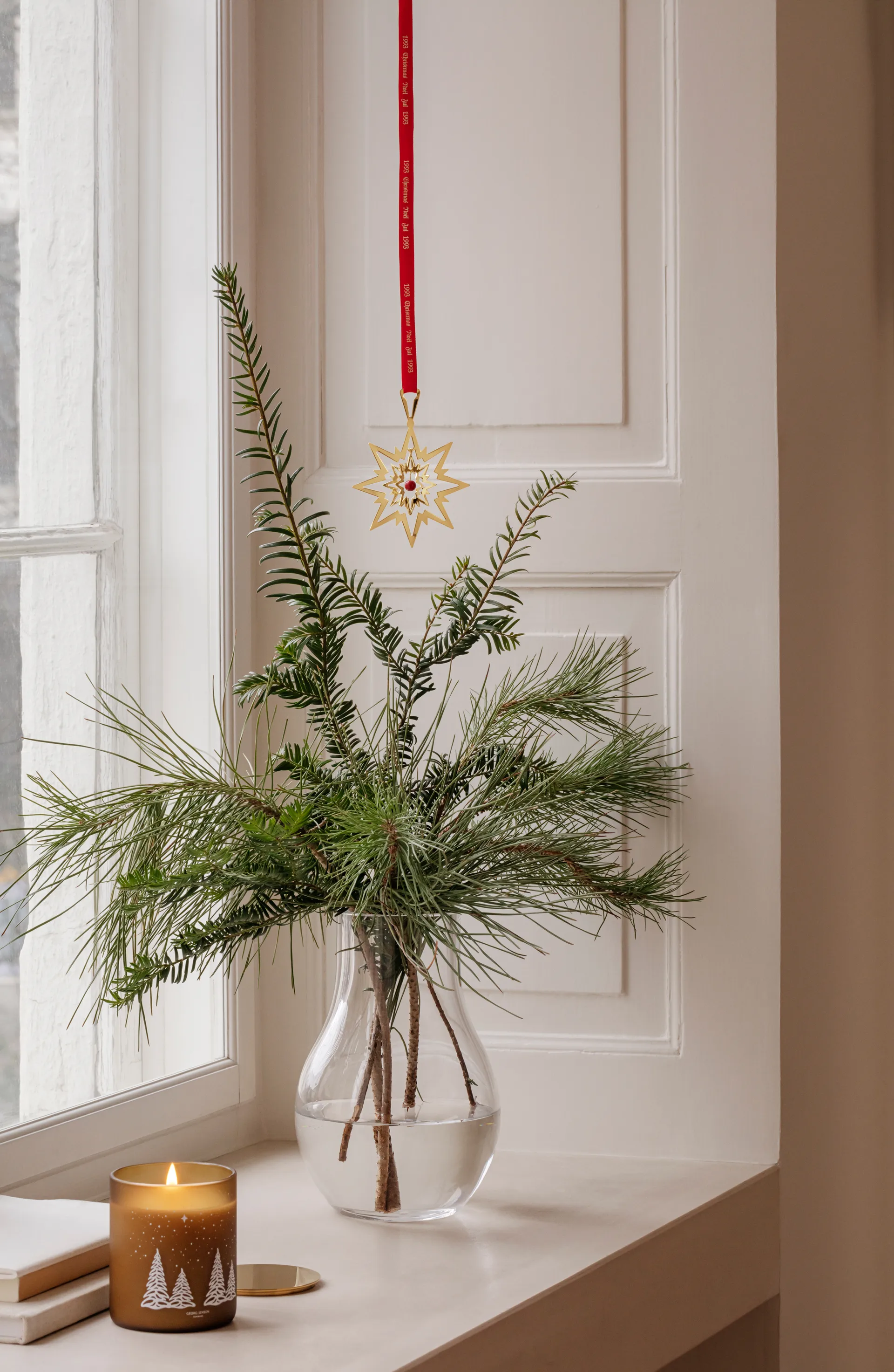 Suspension de Noël 1993/2023, Plaqué or Georg Jensen