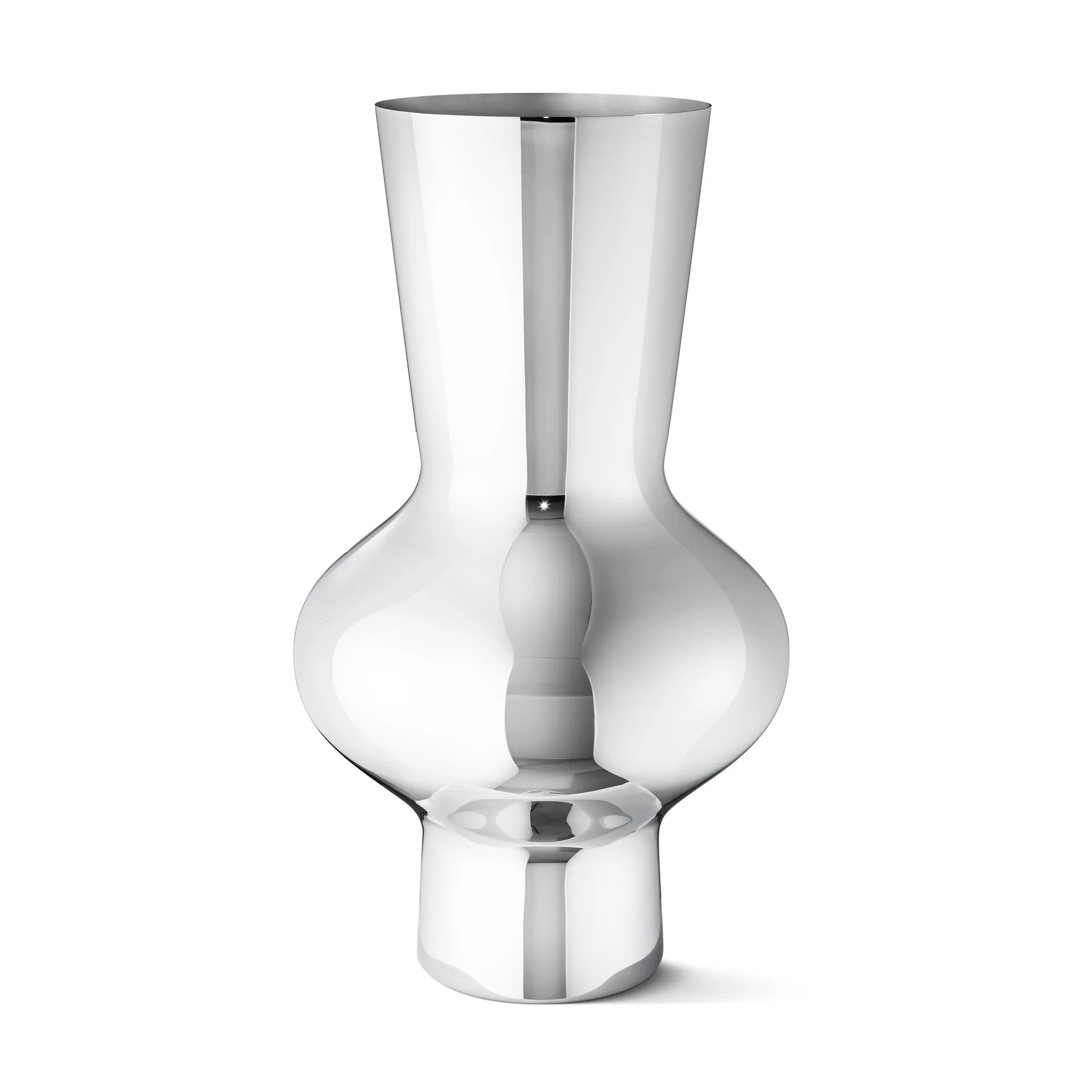 Vase Alfredo acier inoxydable, grand, 47 cm Georg Jensen