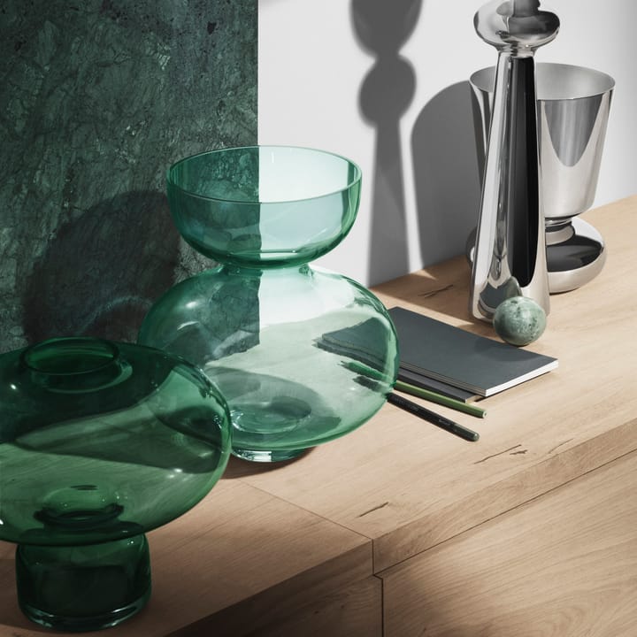 Vase Alfredo vert clair, 25 cm Georg Jensen