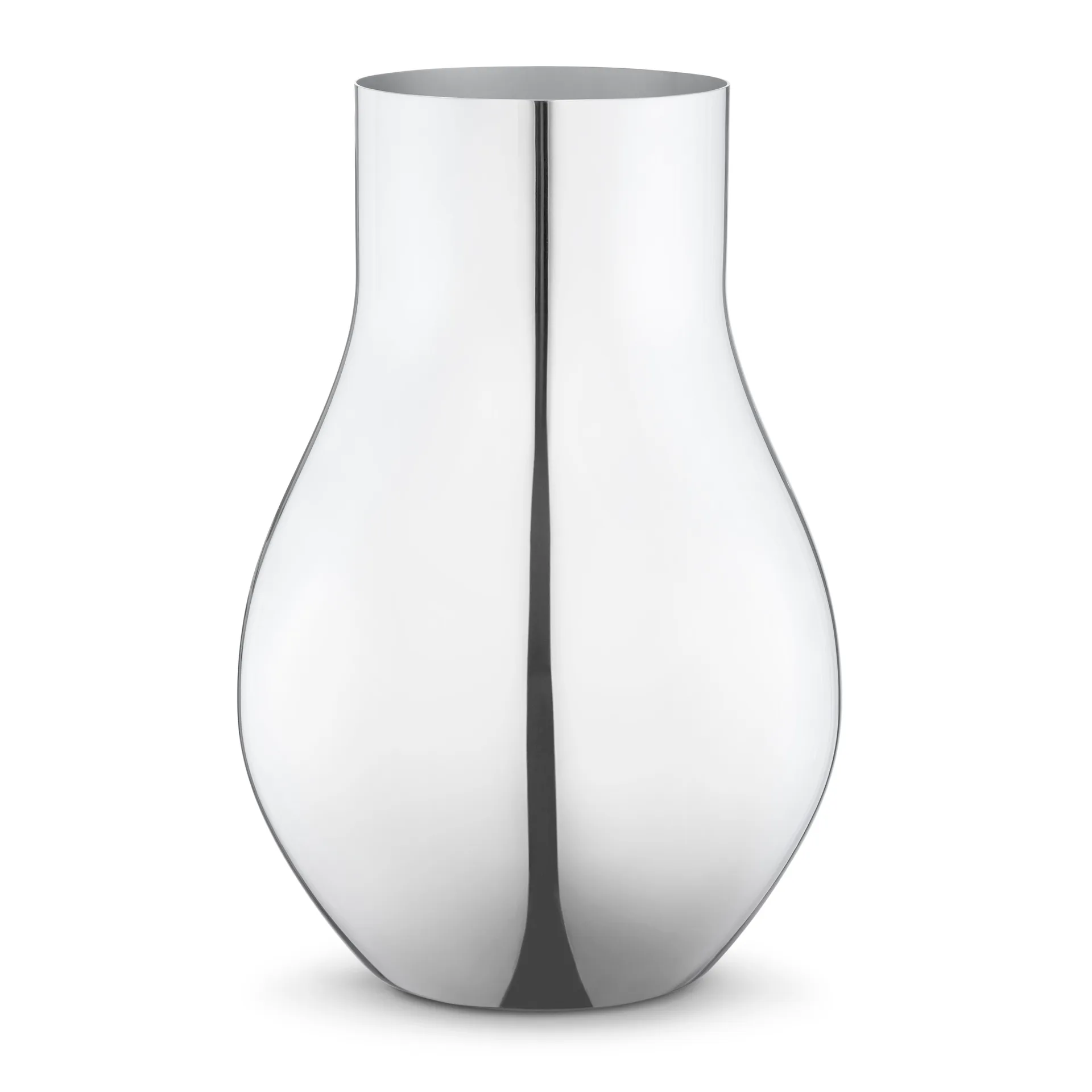 Vase Cafu acier inoxydable, moyen, 30 cm Georg Jensen