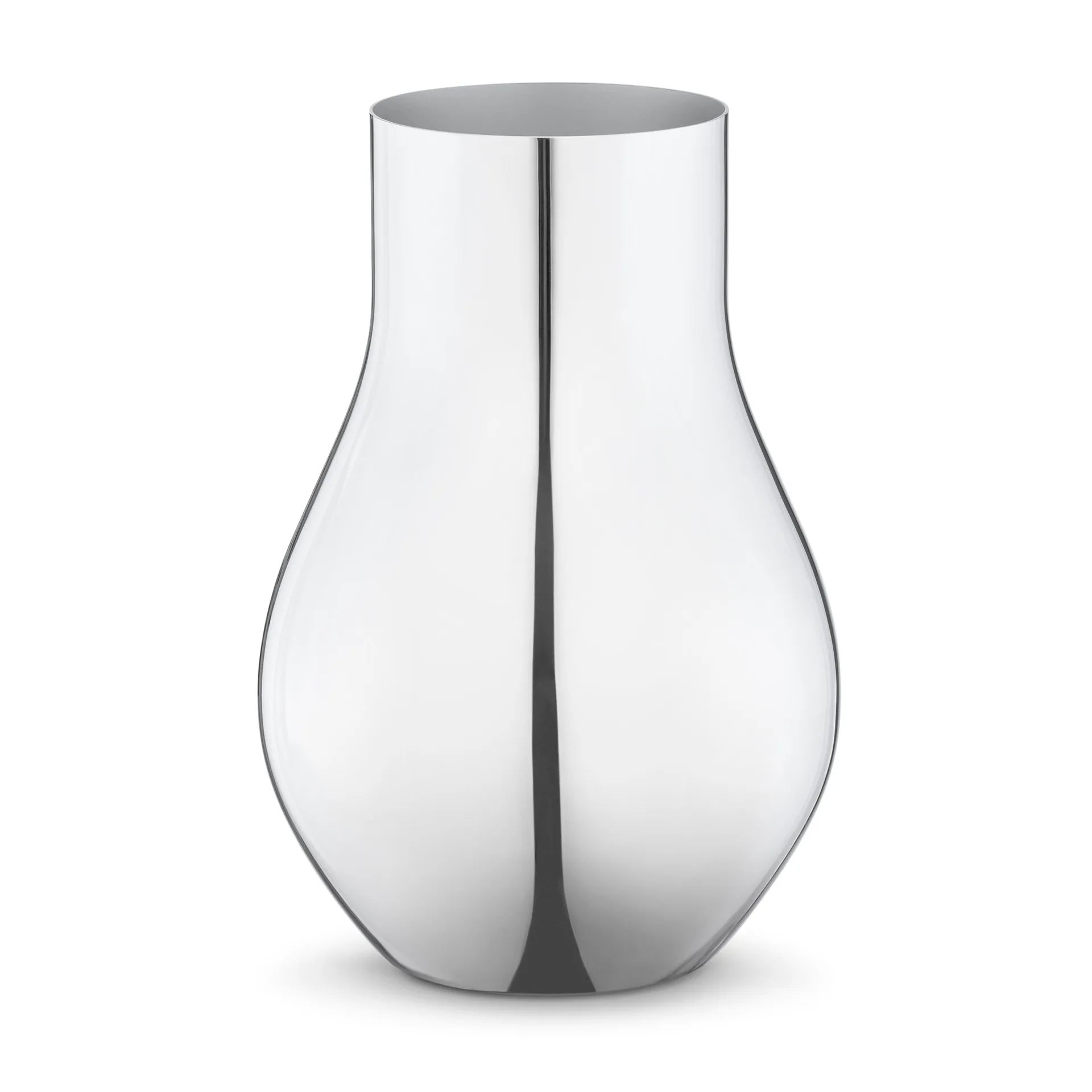 Vase Cafu acier inoxydable, petit, 21,6 cm Georg Jensen