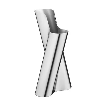 Vase de sol Lituus 49,8 cm - Acier inoxydable - Georg Jensen