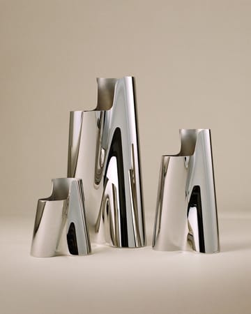 Vase de sol Lituus 49,8 cm - Acier inoxydable - Georg Jensen