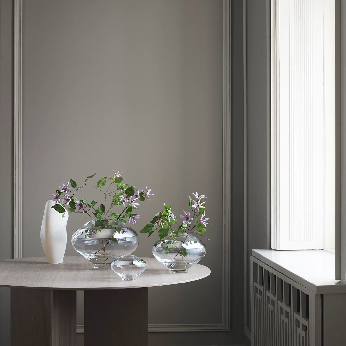 Vase Duo rond, Petit Georg Jensen