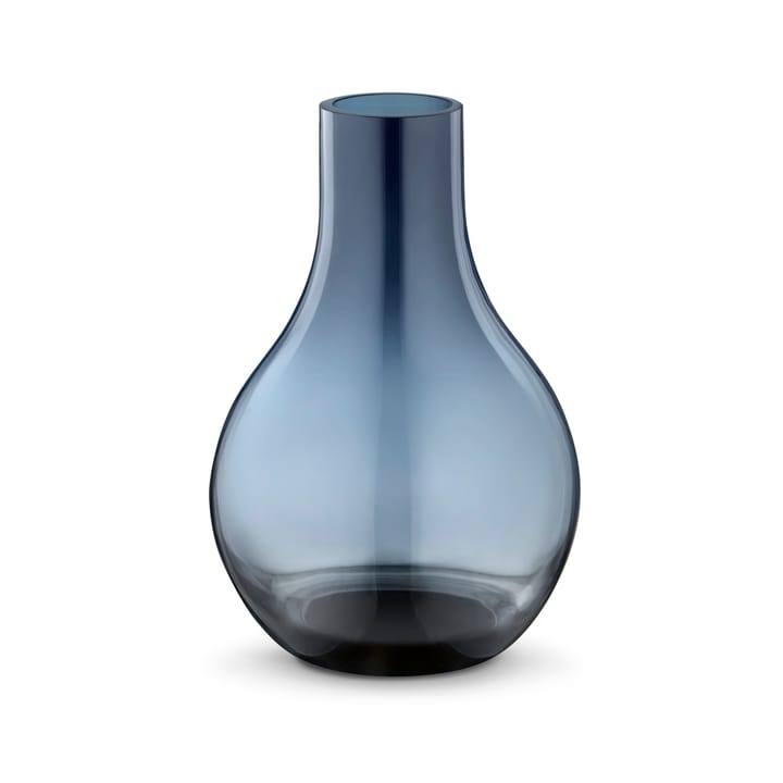 Vase en verre Cafu bleu - mini, 14,8 cm - Georg Jensen