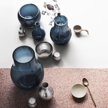 Vase en verre Cafu bleu - mini, 14,8 cm - Georg Jensen