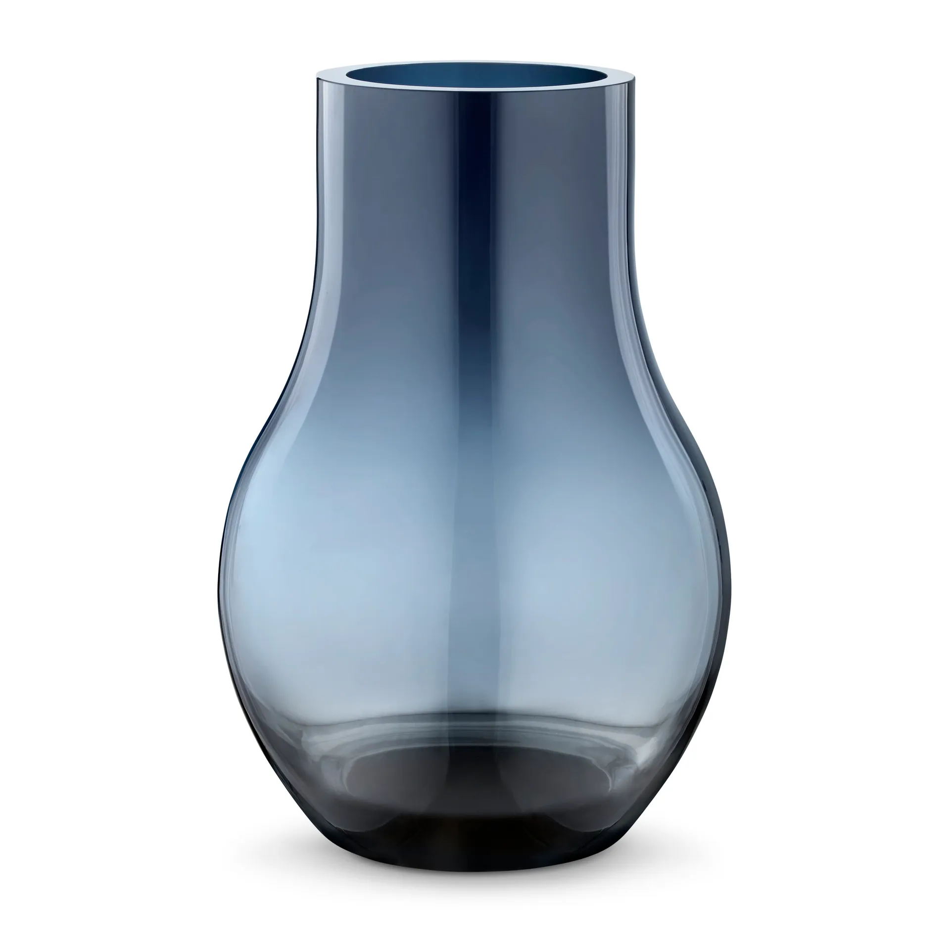 Vase en verre Cafu bleu, moyen, 30 cm Georg Jensen