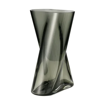 Vase en verre Lituus - Gris, grand - Georg Jensen