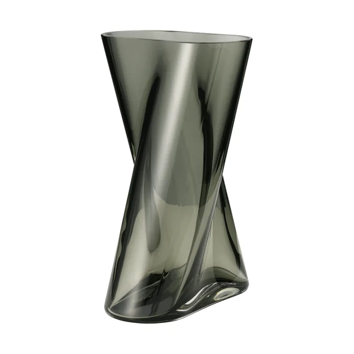 Vase en verre Lituus - Gris, moyen - Georg Jensen