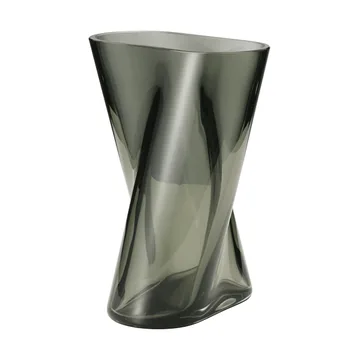 Vase en verre Lituus - Gris, petit - Georg Jensen
