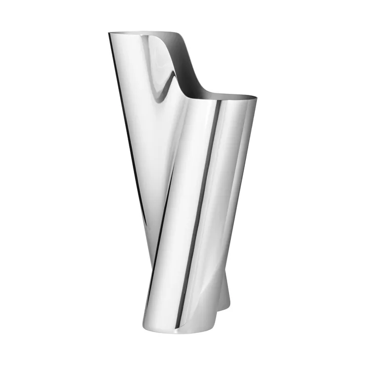 Vase Lituus - Acier inoxydable, petit - Georg Jensen