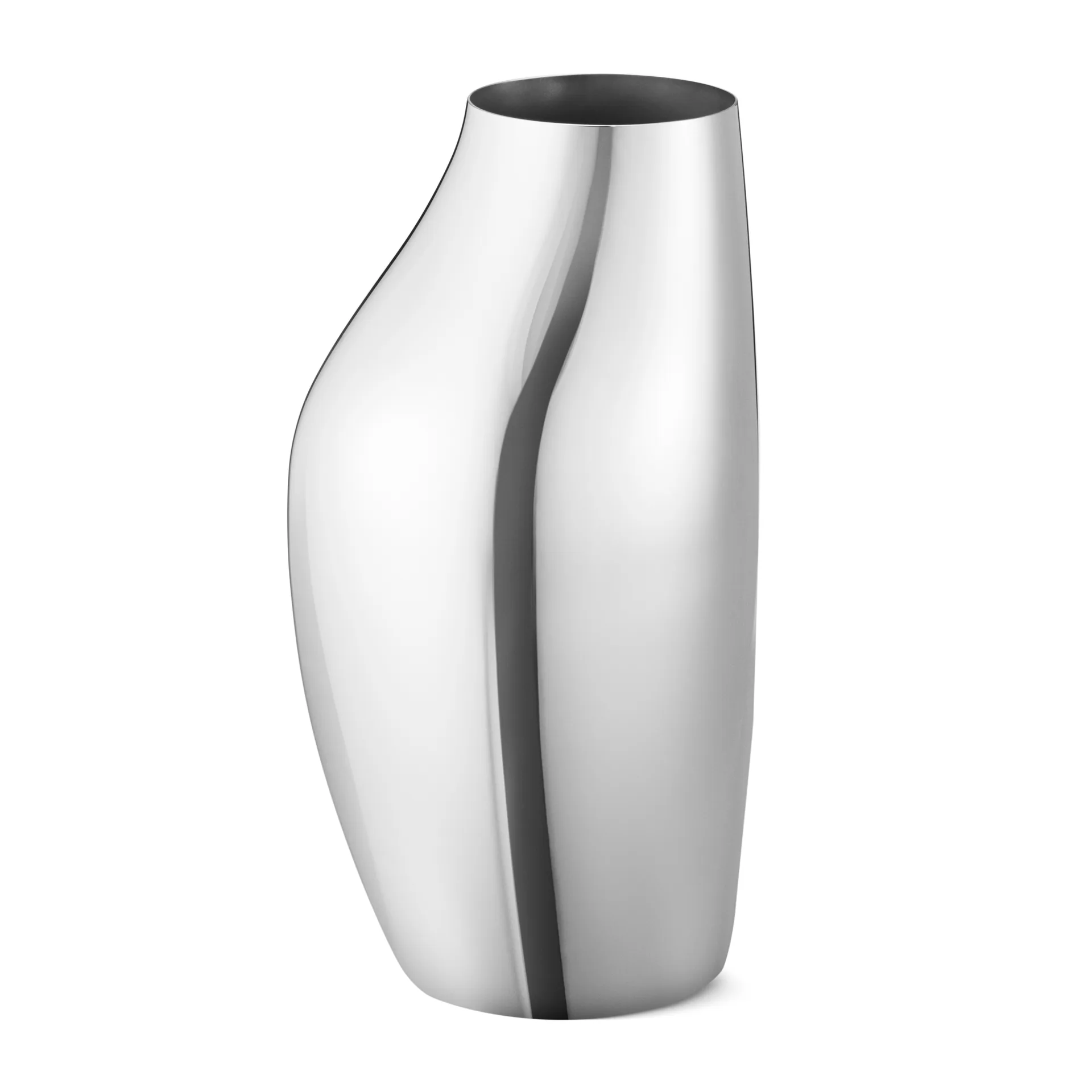 Vase Sky 27 cm, Acier inoxydable Georg Jensen