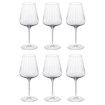 Verre à vin rouge Bernadotte Lot de 6 - Cristalline - Georg Jensen