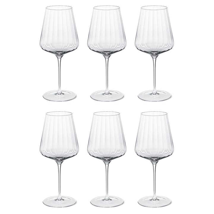 Verre à vin rouge Bernadotte Lot de 6 - Cristalline - Georg Jensen