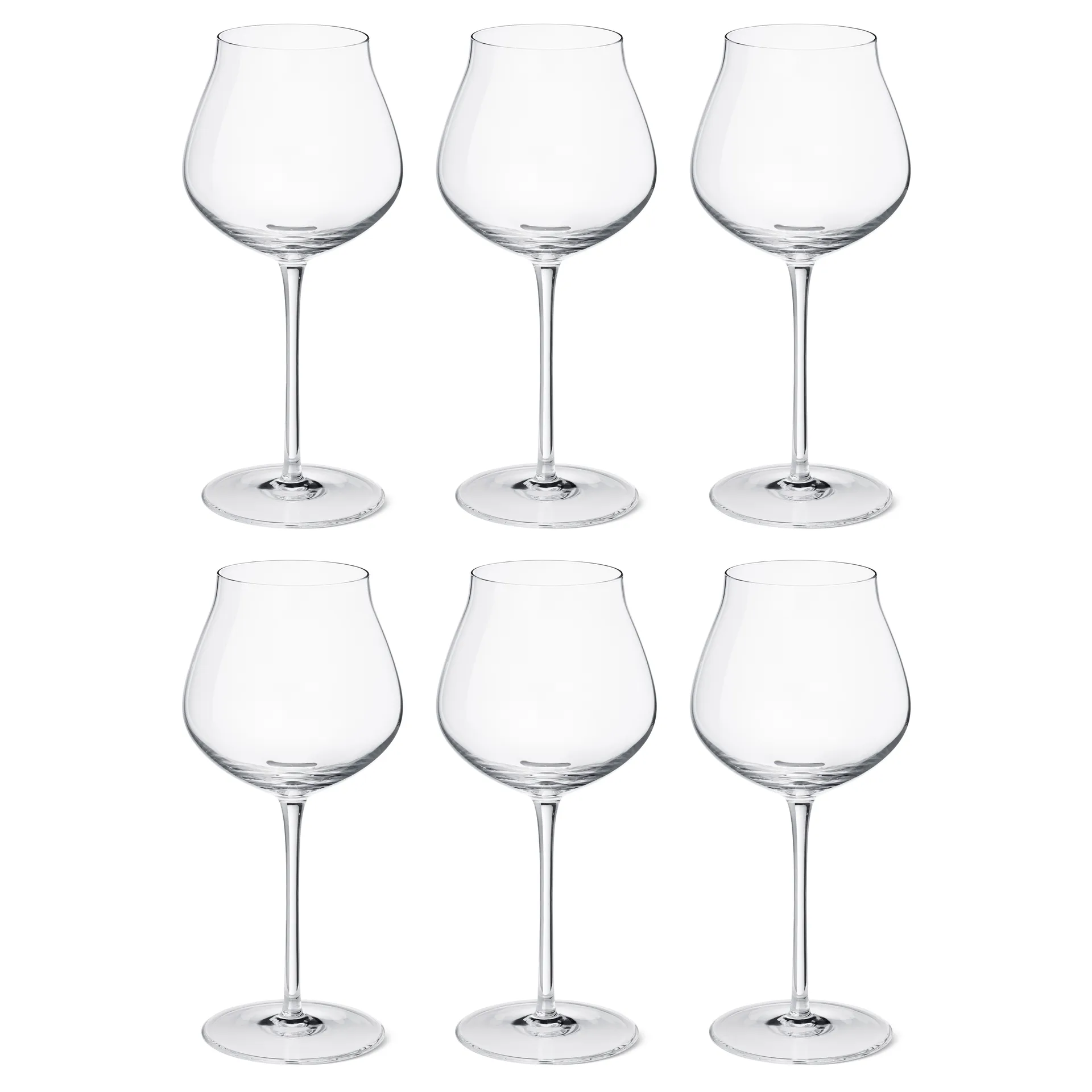 Verre à vin rouge Sky 50 cl Lot de 6, Cristalline Georg Jensen