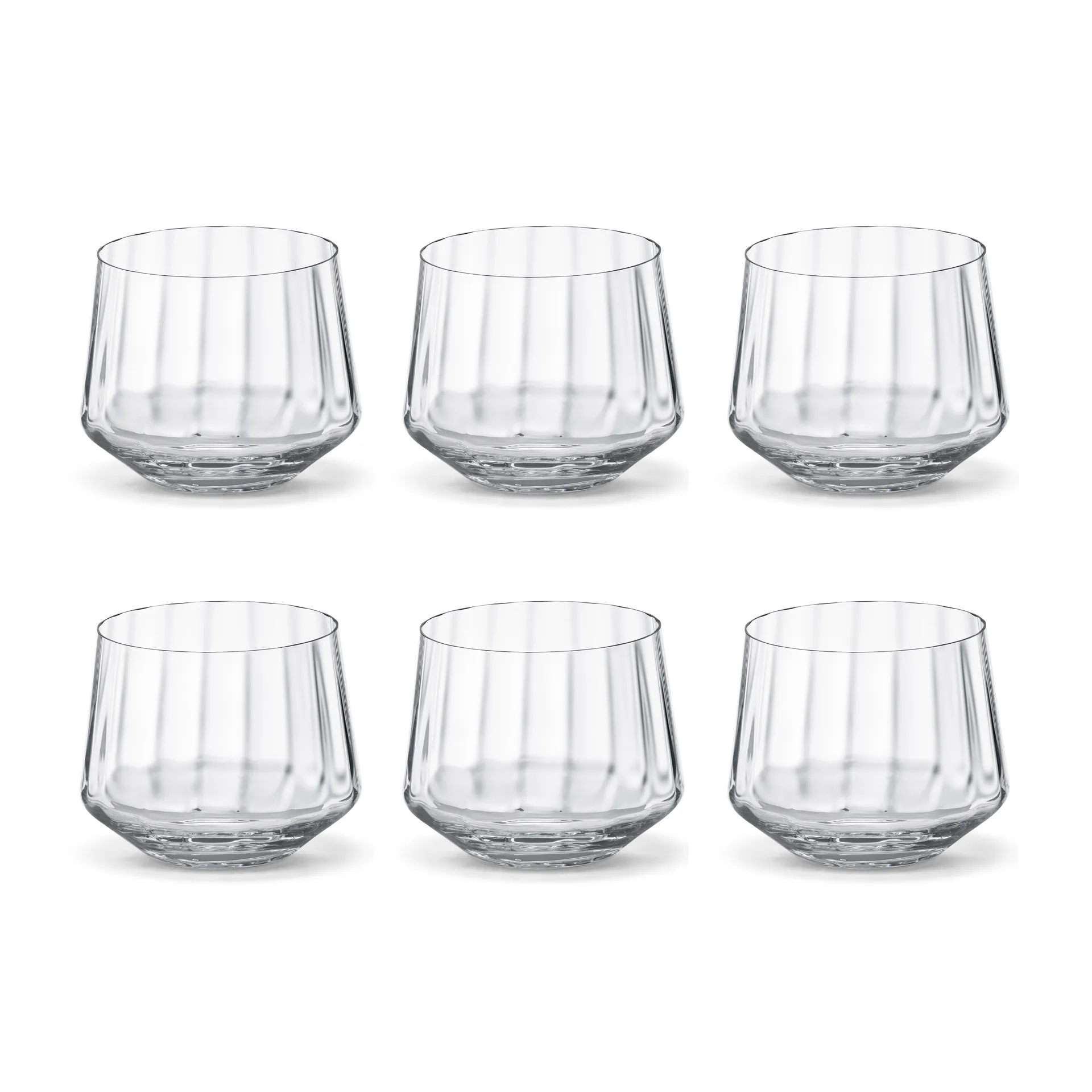 Verre bas Bernadotte 25 cl Lot de 6, Cristalline Georg Jensen