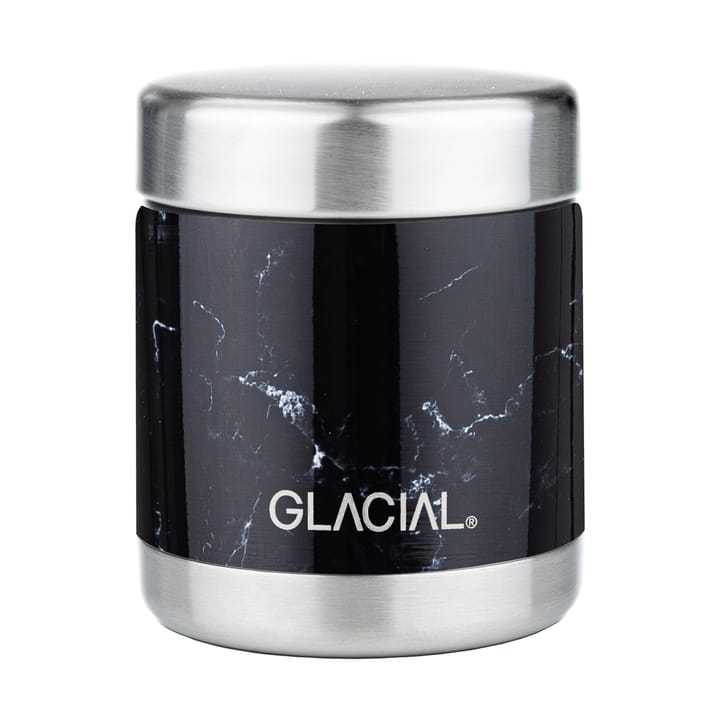 Boîte alimentaire isotherme Glacial 450 ml - Black marble - Glacial