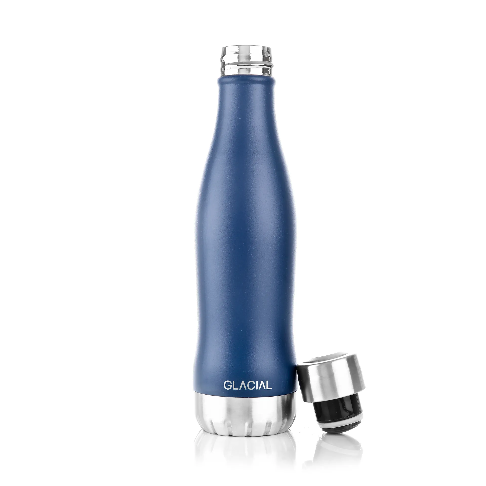 Bouteille pour eau Glacial 400 ml, Matte navy Glacial