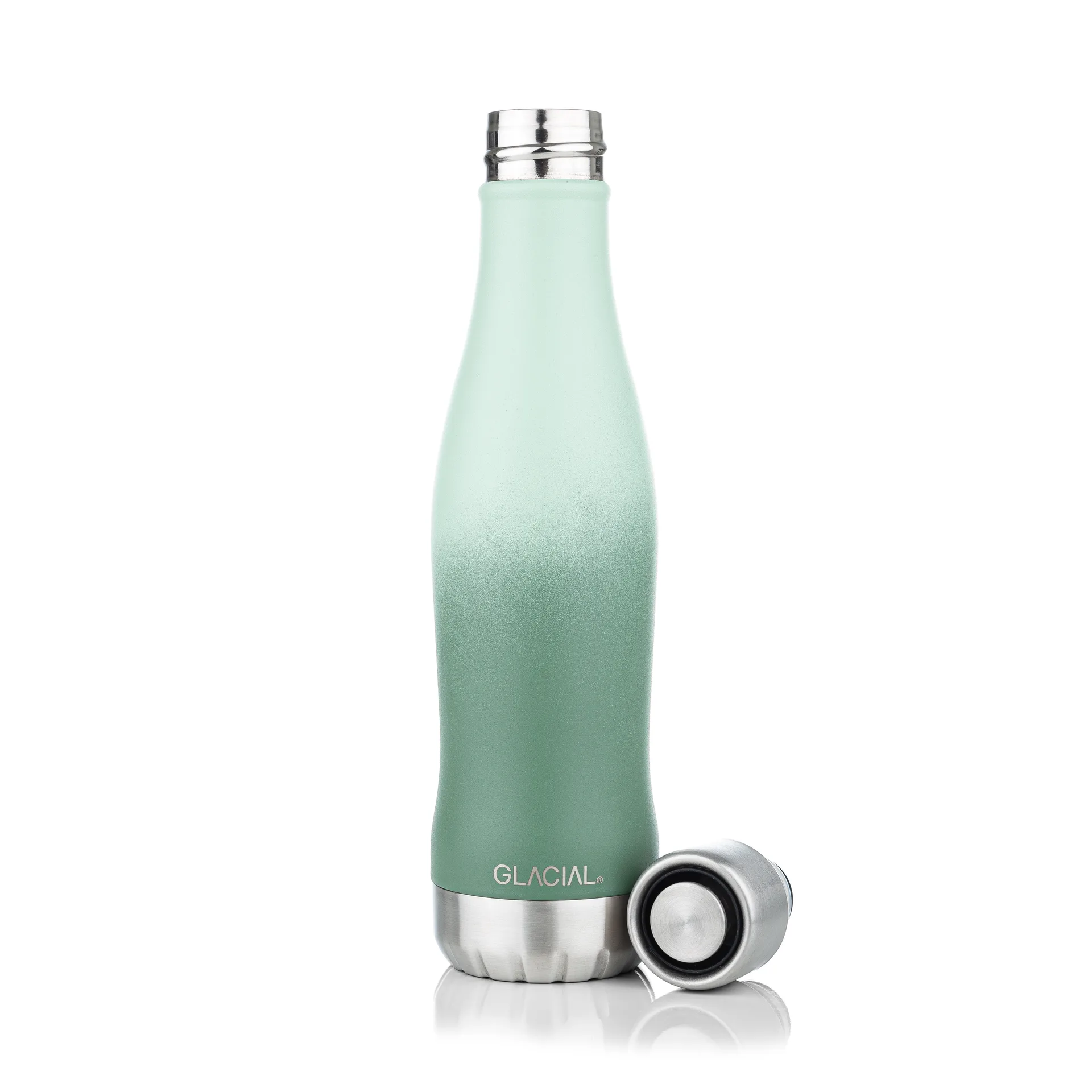Bouteille pour eau Glacial active 400 ml, Green fade Glacial
