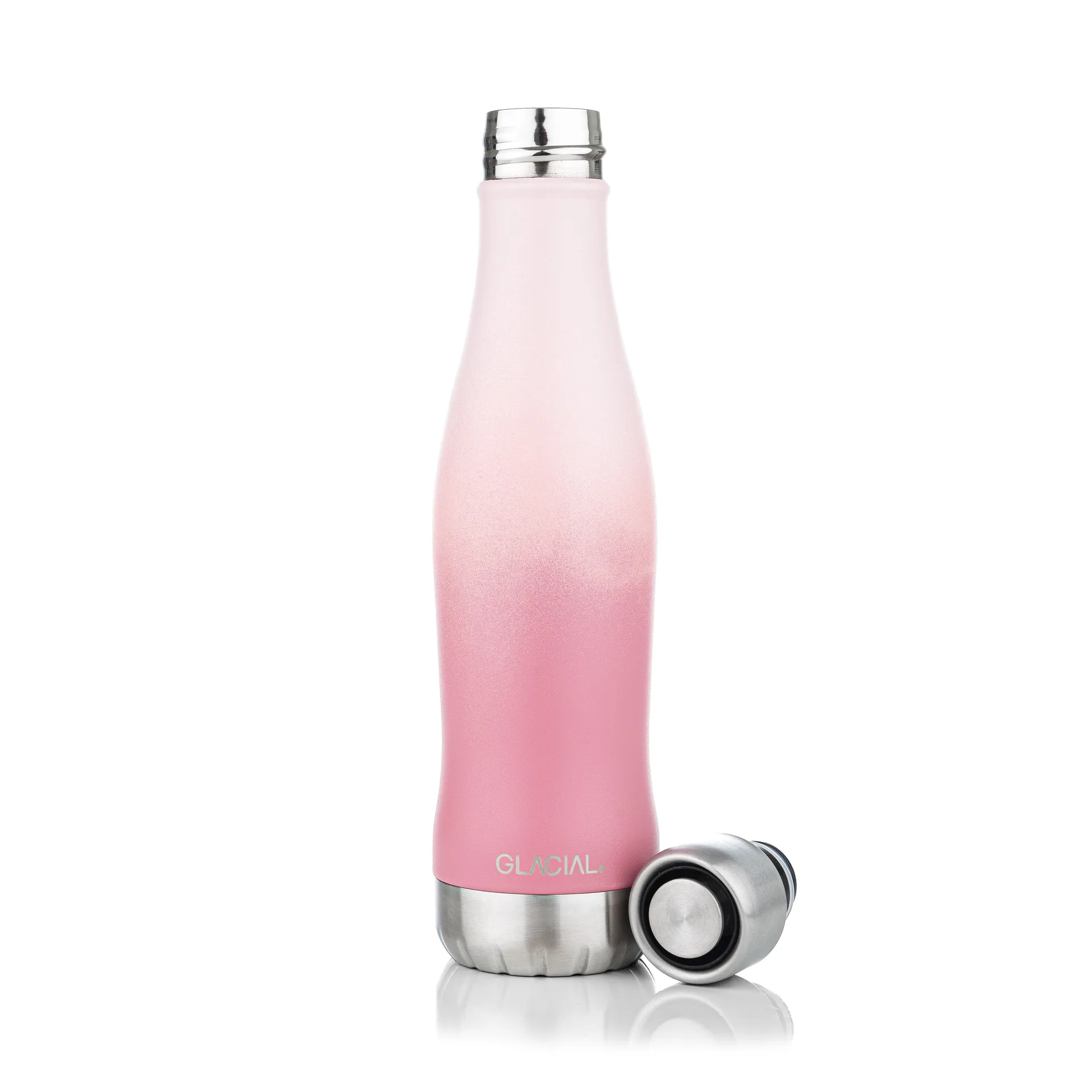 Bouteille pour eau Glacial active 400 ml, Pink fade Glacial