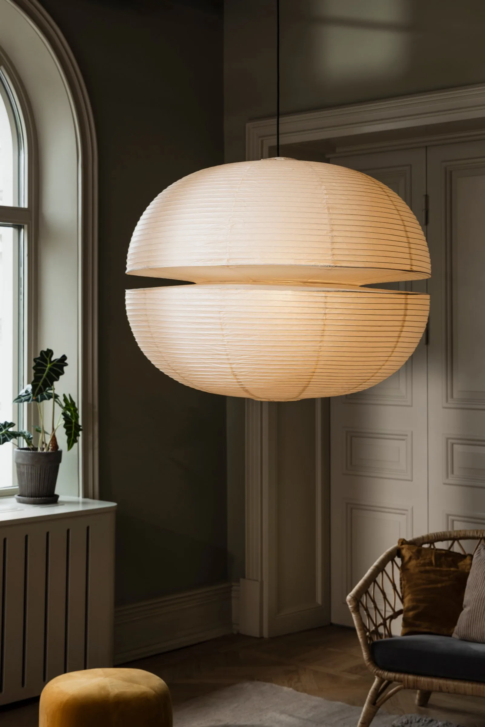 Abat-jour Mela, Beige, Ø80 cm Globen Lighting