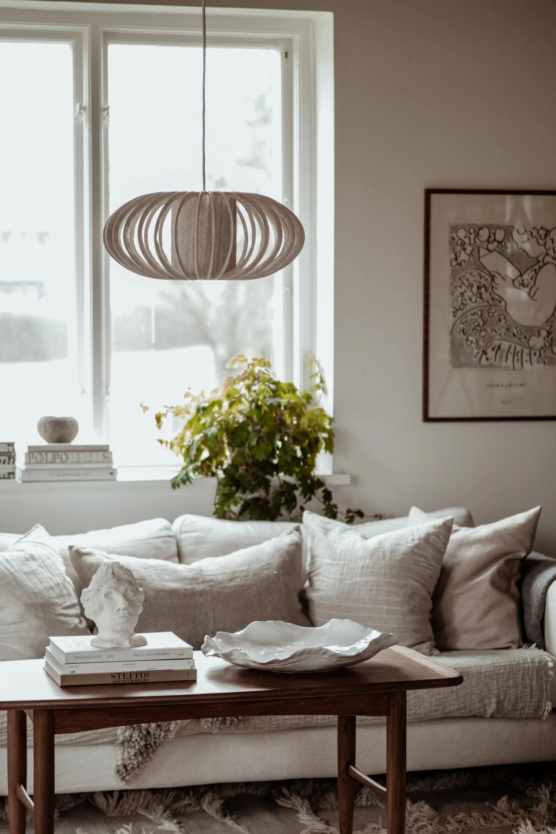 Abat-jour Selma 45, Beige Globen Lighting