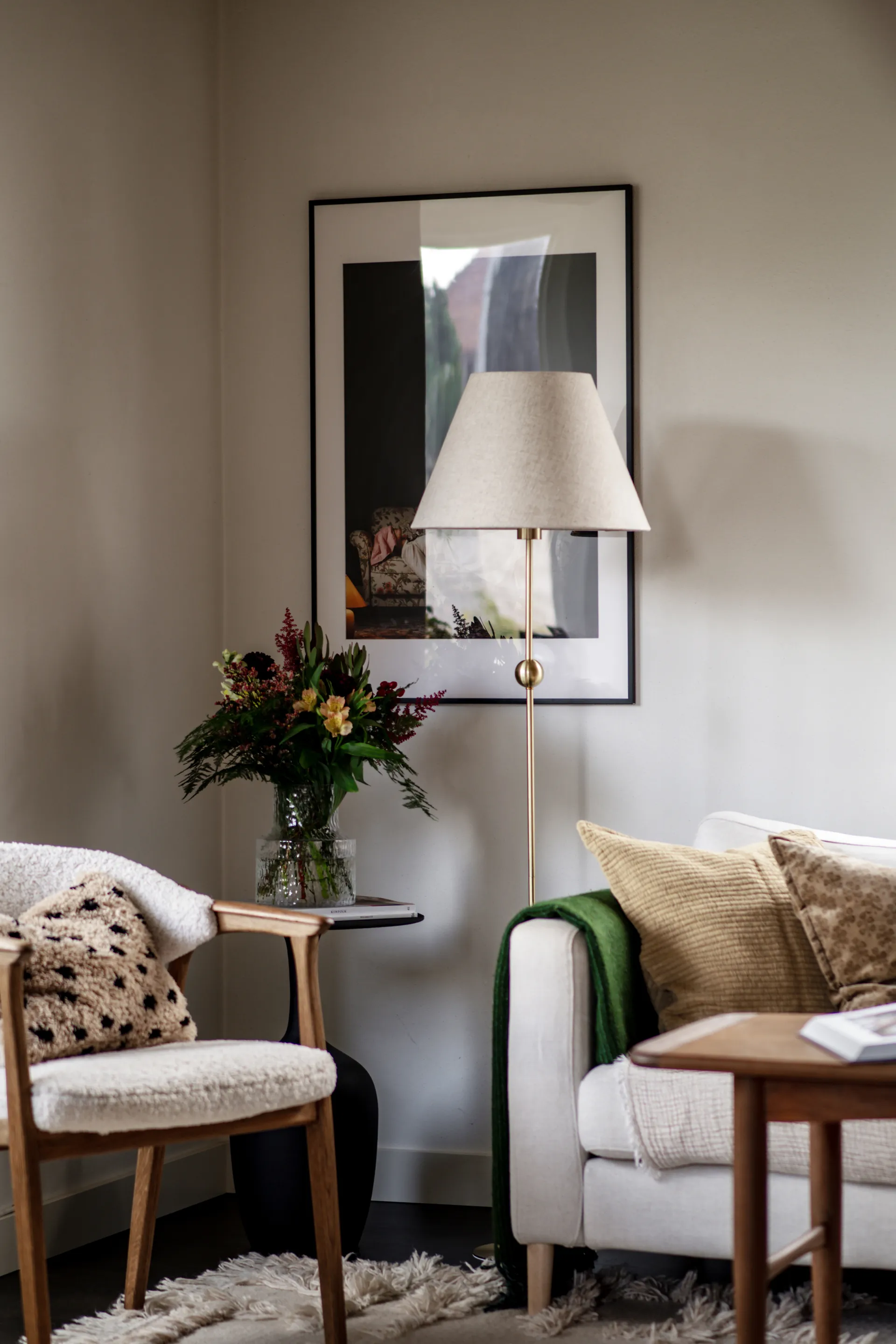 Abat-jour Sigrid 40, Beige Globen Lighting