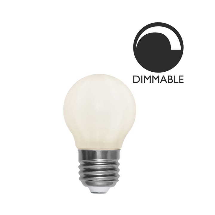 Ampoule E27 LED filament globe opale 45 mm - 5W - Globen Lighting