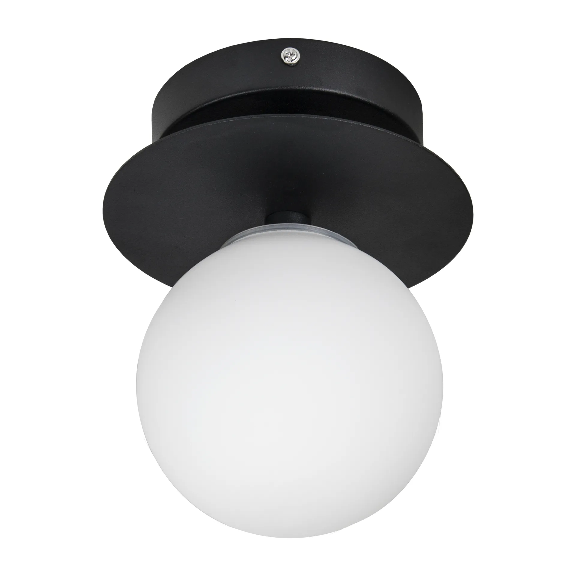 Applique Art Deco IP44, Noir-blanc Globen Lighting
