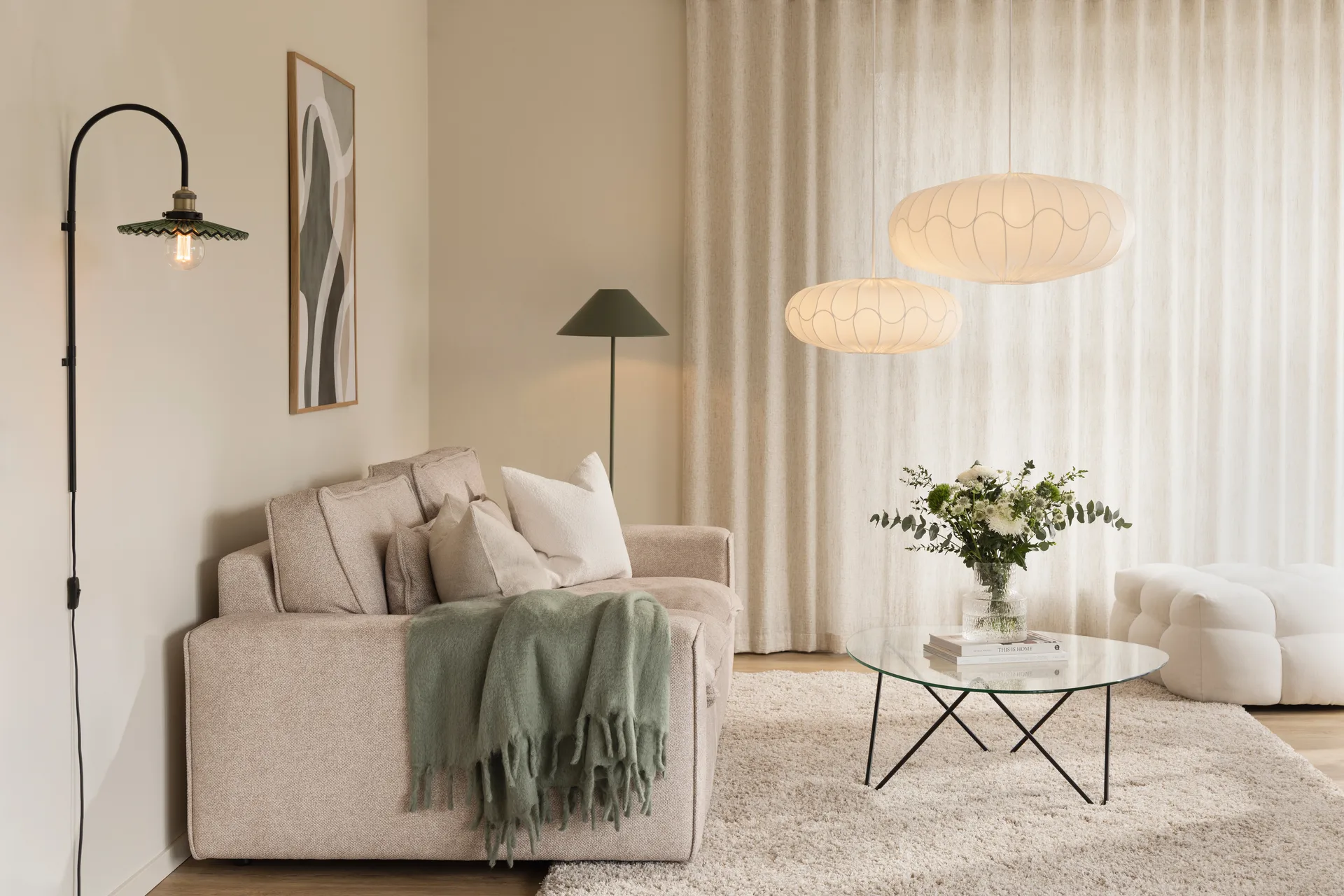 Applique Cobbler 75 cm, Vert Globen Lighting