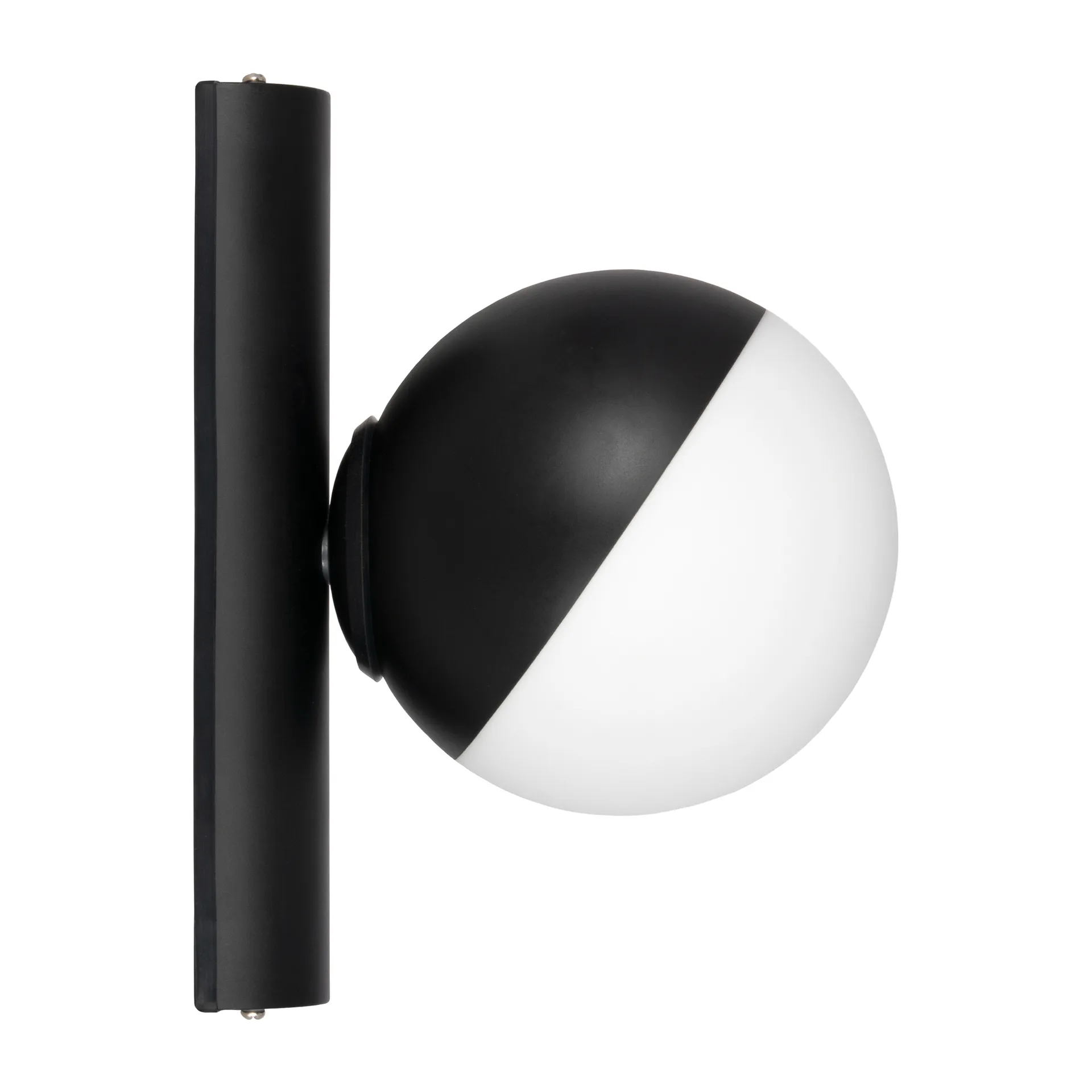 Applique Contur Ø15 cm, Noir-blanc Globen Lighting