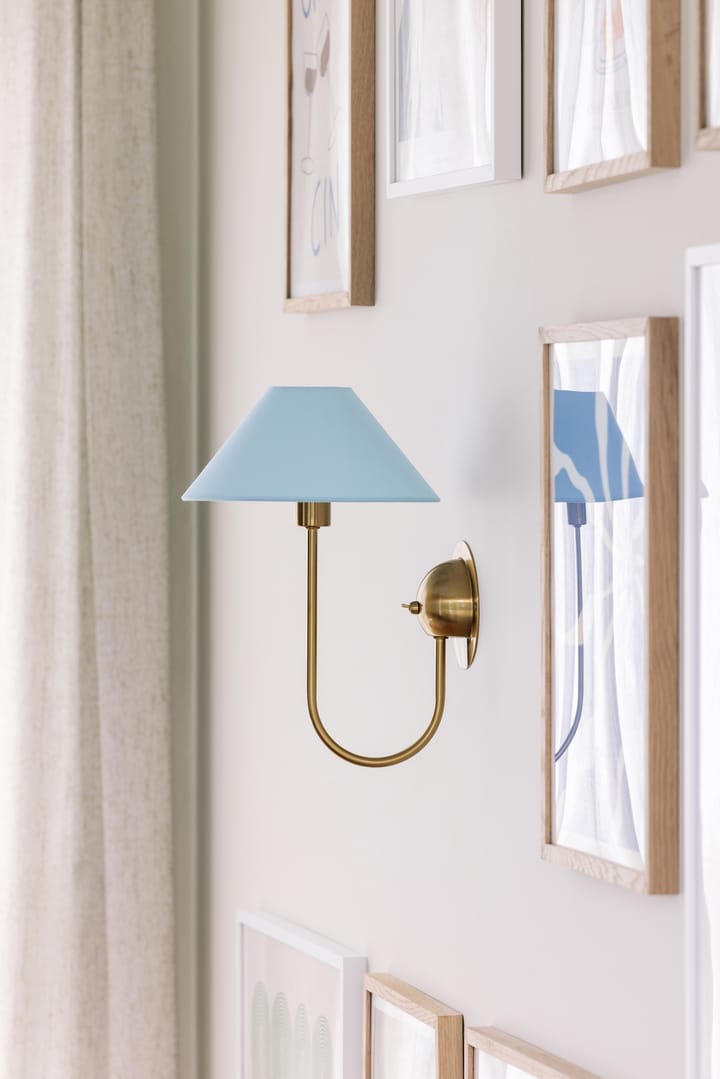 Applique Iris, Bleu colombe Globen Lighting