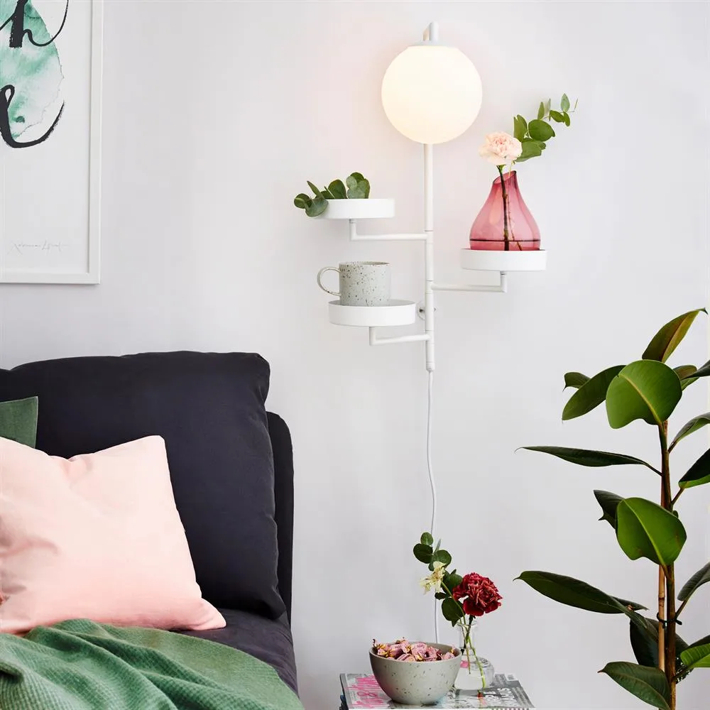 Applique murale Astoria, blanc Globen Lighting