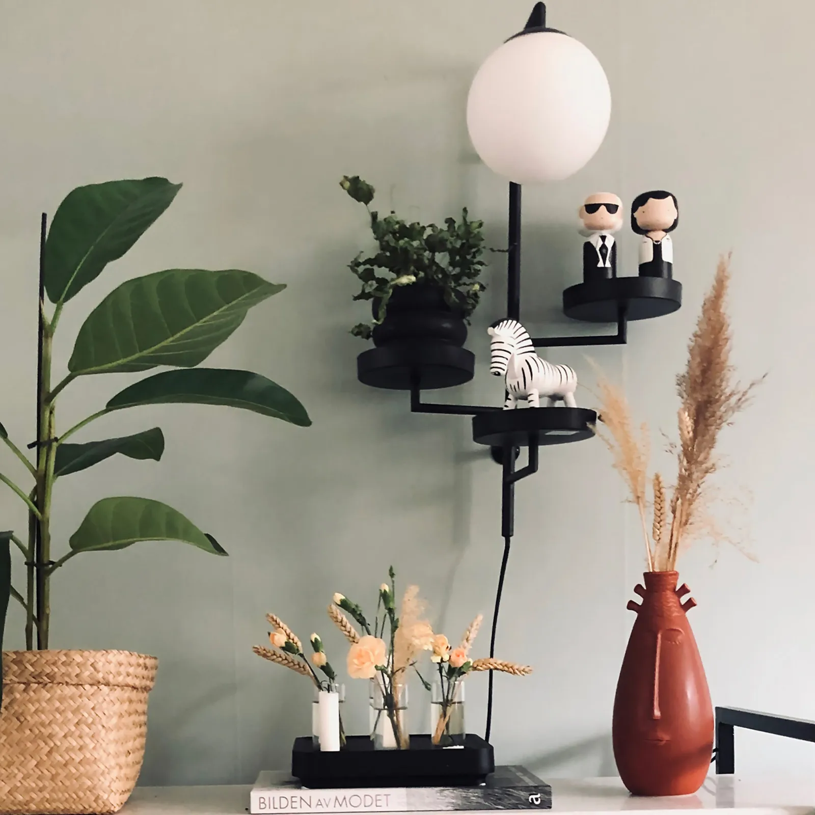 Applique murale Astoria, noir Globen Lighting