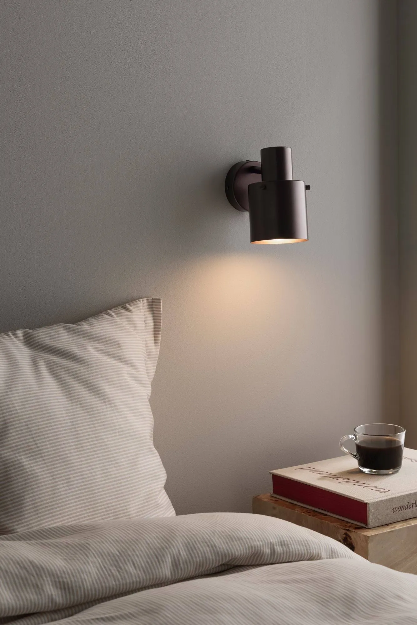 Applique murale Clark 1, Bronze (brun) Globen Lighting
