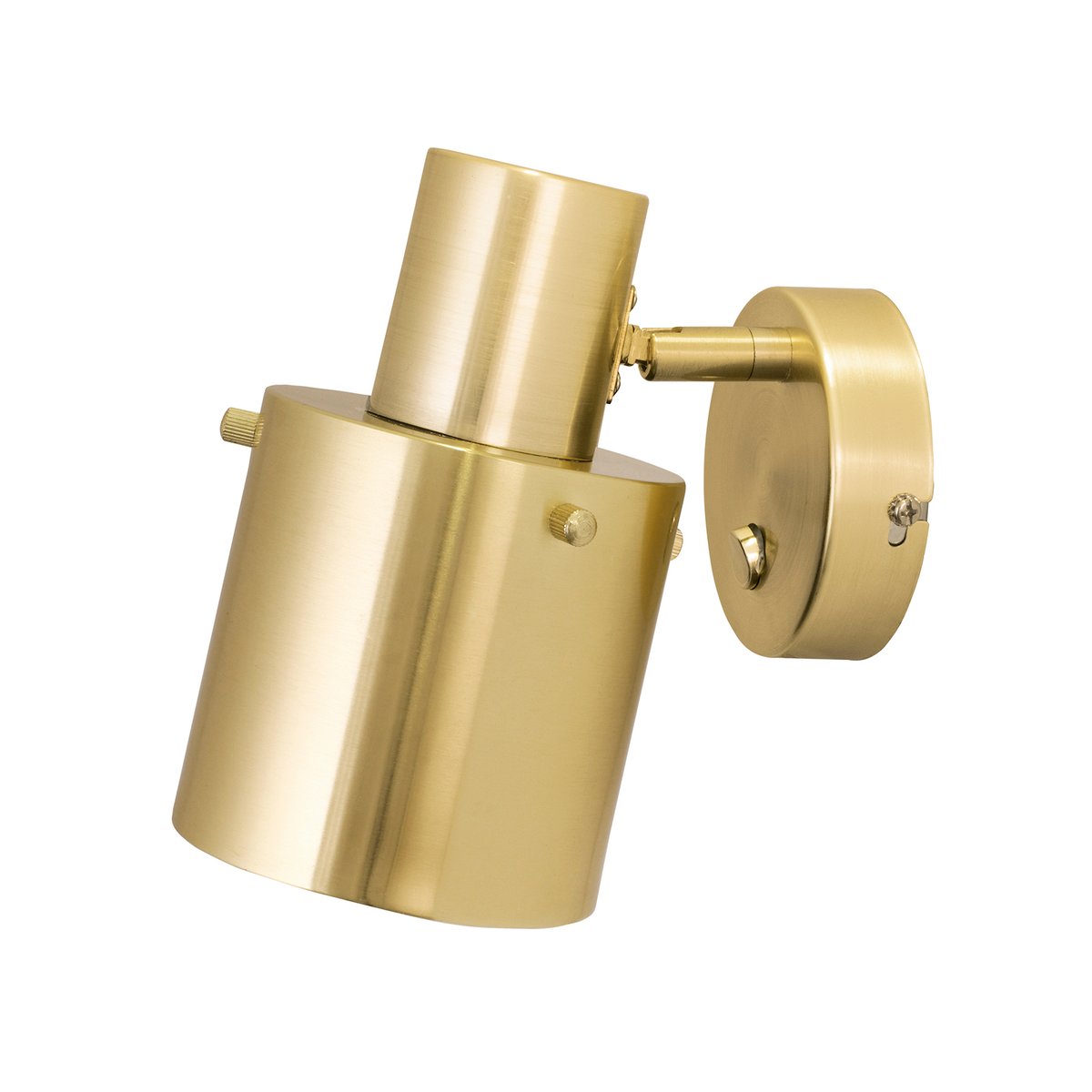 Globen Lighting Applique murale Clark 1 Laiton brossé