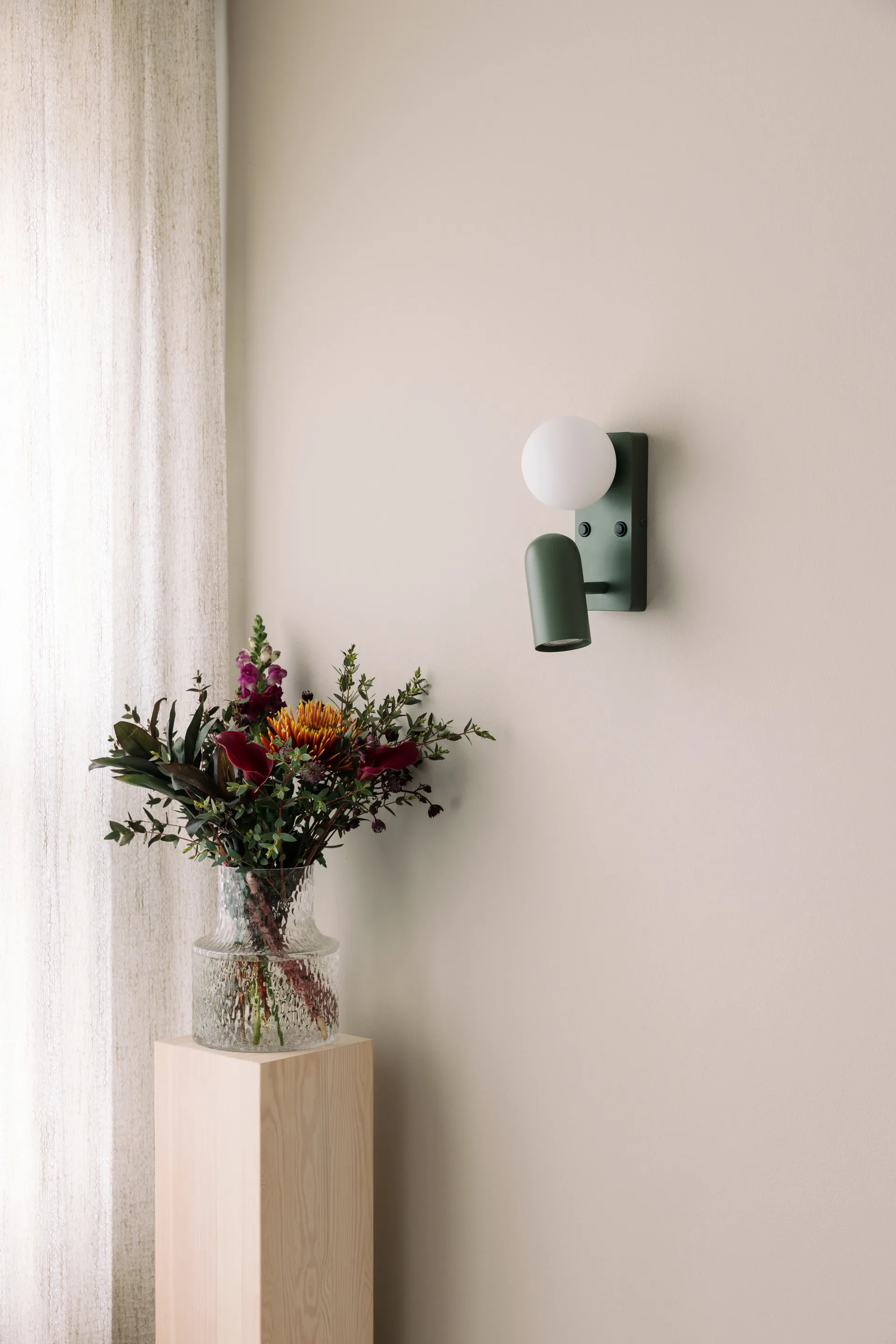 Applique murale Doppio, Vert Globen Lighting