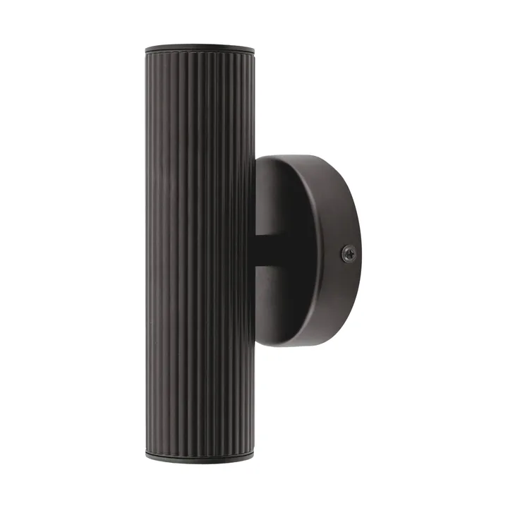 Applique murale extérieure Hubble up/down - Noir - Globen Lighting