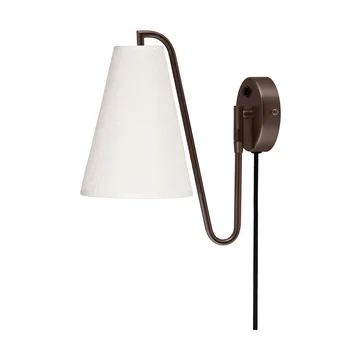 Applique murale Lou - Bouclé blanc-bronze - Globen Lighting