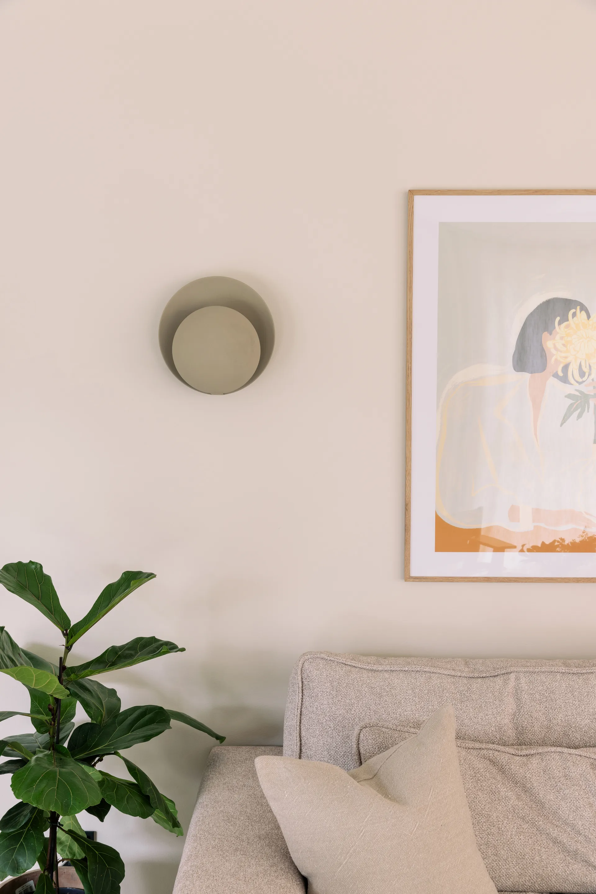 Applique murale Orbit, Beige Globen Lighting