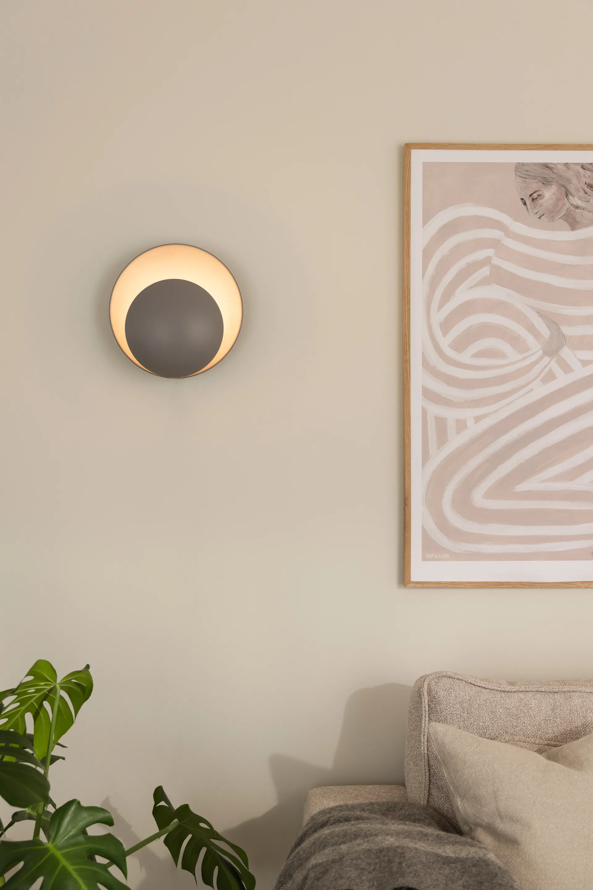 Applique murale Orbit, Gris Globen Lighting