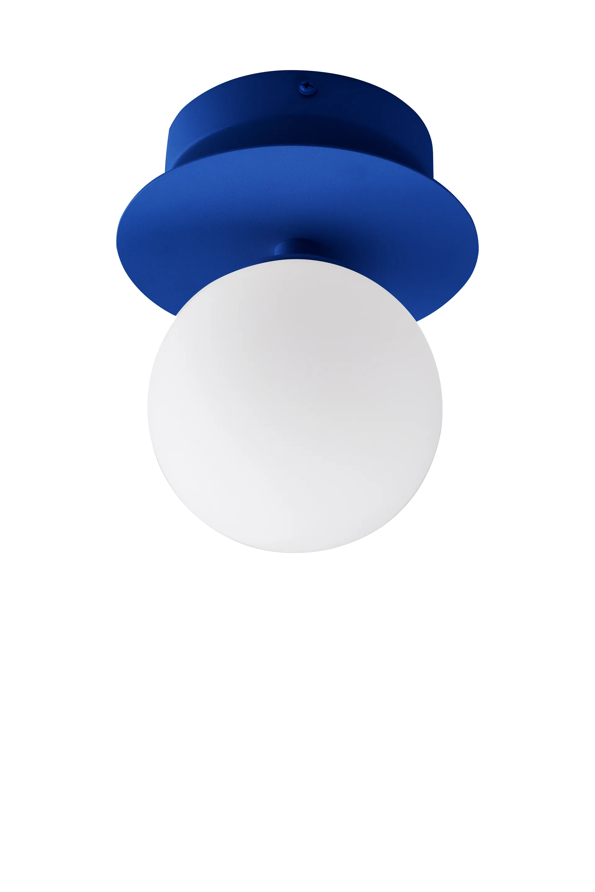 Applique murale/Plafonnier Art Deco IP44, Bleu-Blanc Globen Lighting